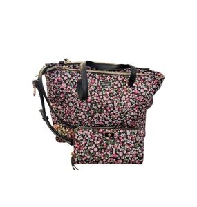 NWT KATE SPADE ♠️ 2pc set Dawn Park Ave Floral Medium Satchel bag & Large wallet